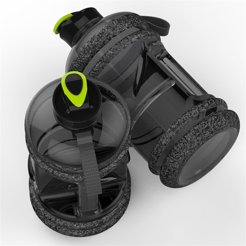 Grote Capaciteit 2.2L Pastic Flessen Camping Training Fiets Drink Water Buitensporten Draagbare Fitness Ketel