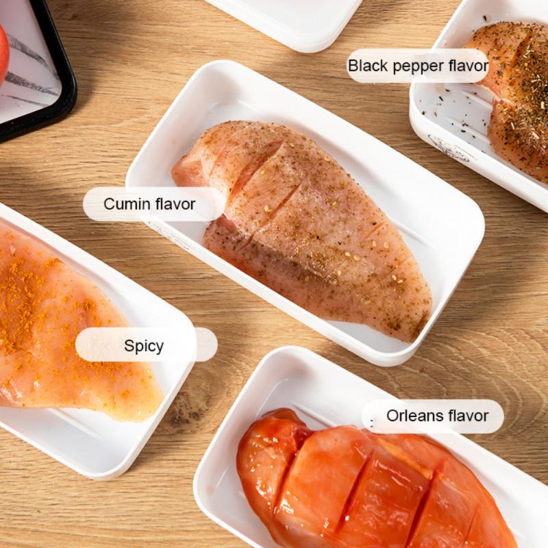 Refrigerator Fresh-keeping Box Lunch Box Bento Microwae Heating Lunch Container Food Storage Box Sealed Cold Storage Box