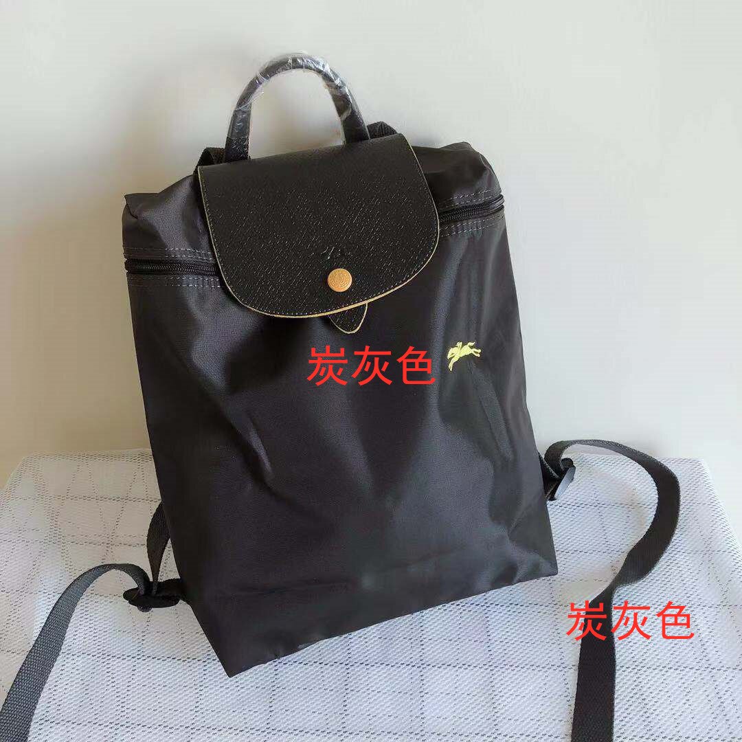 ¡Novedad de ! Bolso pequeño número de mano con bordado de caballo para mujer, bolso con bola de masa, Mini bolso de mano, bolsos de lona de nailon: Charcoal