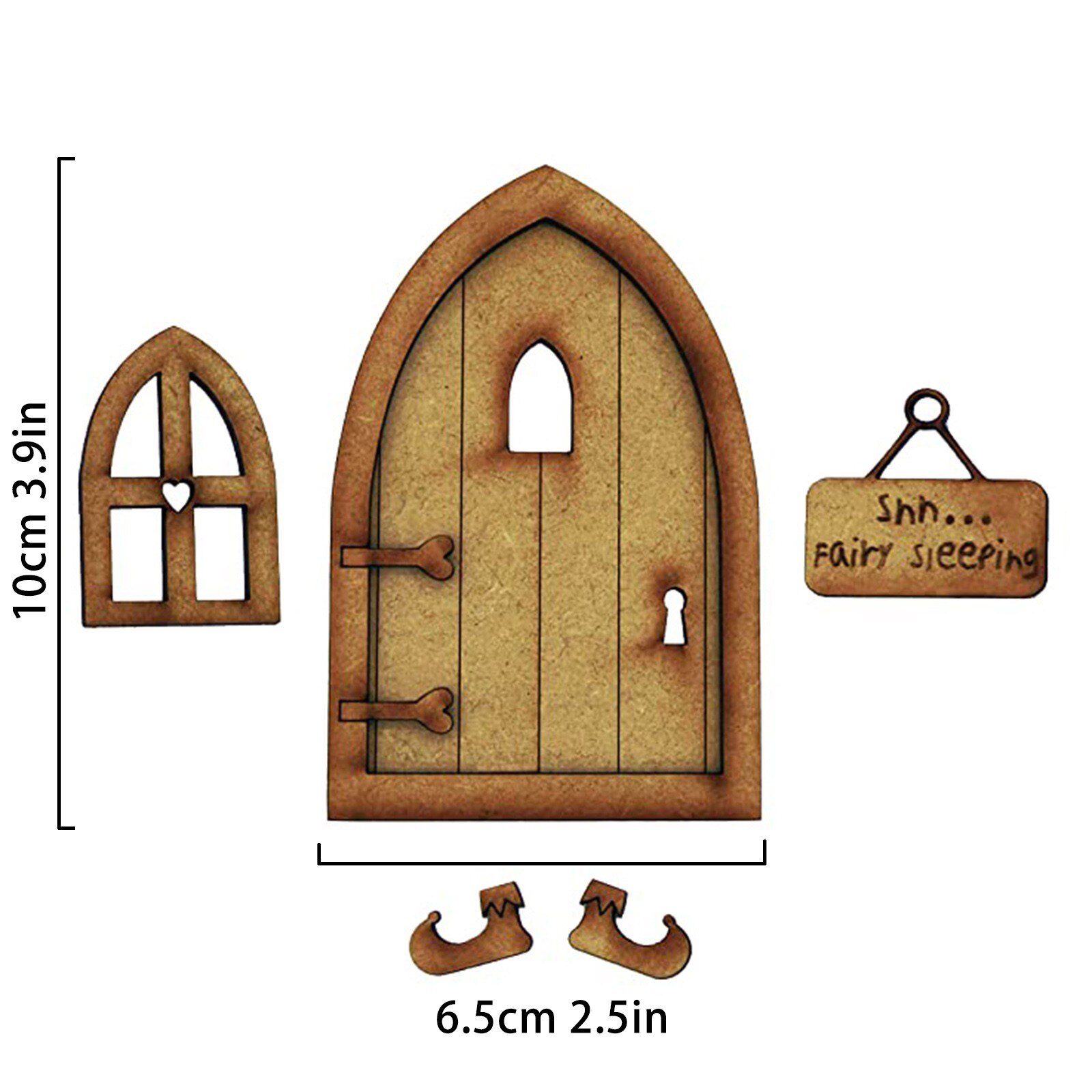 Slapen Diy 3D Diy Deur Decoratie Houten Deur Craft Kit Met Blo Micro Tuinieren Simulatie Deur Leuke Creatieve Mini Deur