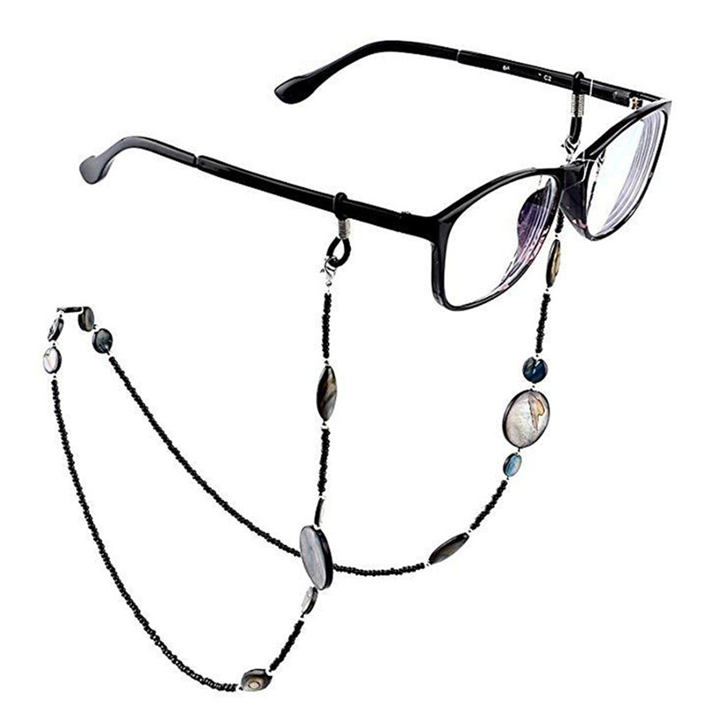 1 Pc Vrouwen Leesbril Chain Shell Kralen Zonnebril Cord Kralen Lenzenvloeistof Lanyard Houder Strap Brillen Ketting