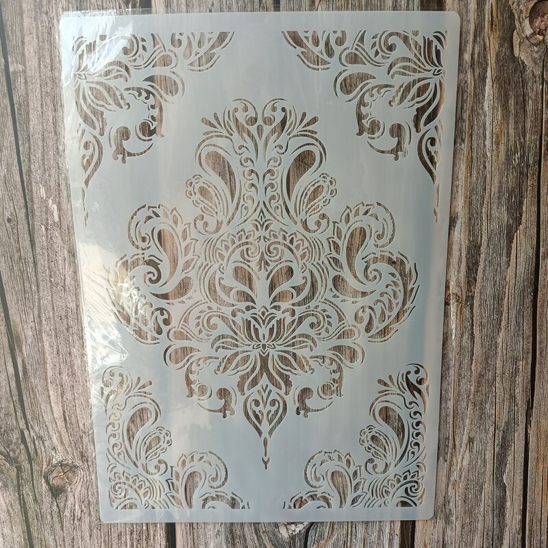 A4 Size Diy Craft Mandala Stencil Voor Schilderen Op Hout, Stof, muren Art Scrapbooking Stempelen Album Embossing Papier Kaarten