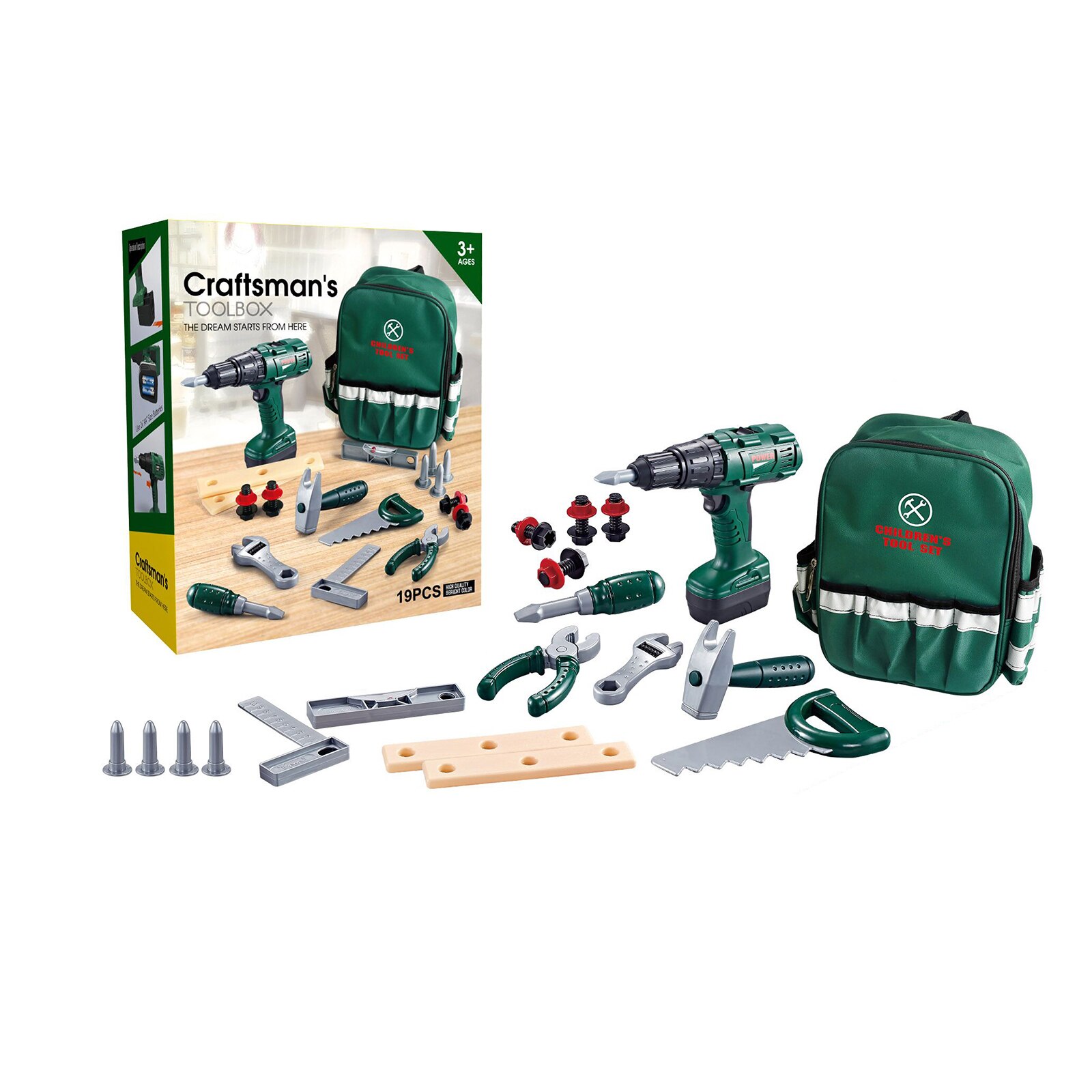 Pretend Spelen Reparatie Diy Simulatie Gereedschap Elektrische Boor Combinatie Jongen Reparatie Tools Kinderen Educatief Speelgoed