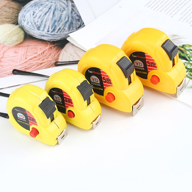 3m 5m Retractable Stainless Steel Tape Measure Ruler Measuring Metric Tape Rule Woodworking Tools Steel Tape Ruler
