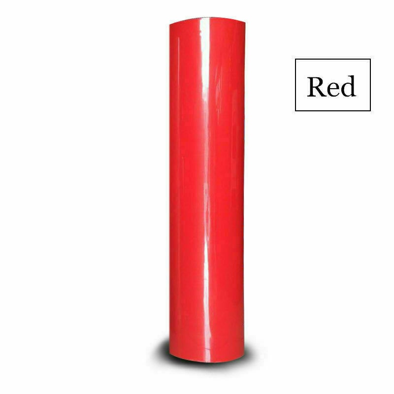 Camiseta de transferencia de calor de PU, vinilo textil, película de Cricut, troquelado de vinilo, 20x100cm, materiales de papel, decoraciones para camisetas, ropa: Red