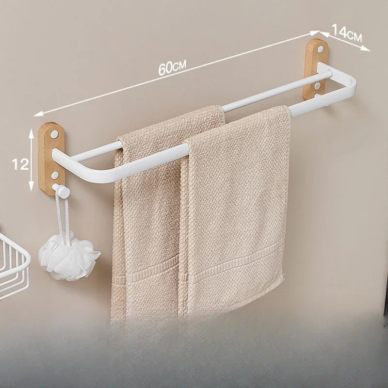 Badezimmer-Handtuchhalter aus Holz, Badregal-einstellen, Dusch-Organizer-Regal, Zauberstab-Badewannenregal aus Holz, Eckregal für Waschraum, Haartrocknerhalter: Armee Grün