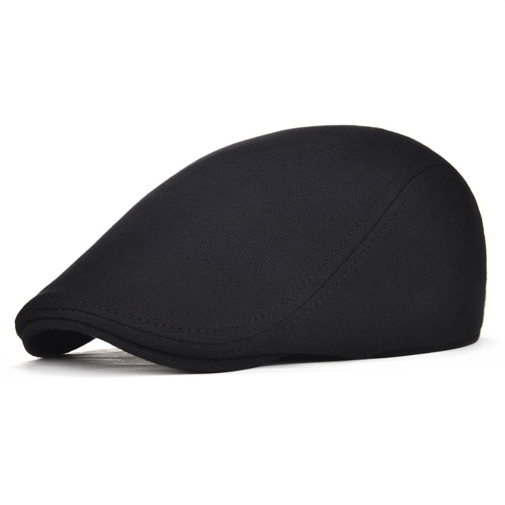 VOBOOM – casquette plate en coton pour homme et femme, chapeau de chauffeur de taxi, Vintage, doux, décontracté, boulanger, livreur de journaux