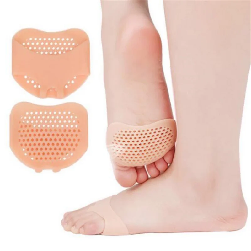 2Stck Silikon Gel Einlegesohlen Zehen Separator Daumen Valgus Orthopädische Fuß Schutz Ballen Erzähler Hallux Schutz Füße Pflege Kissen