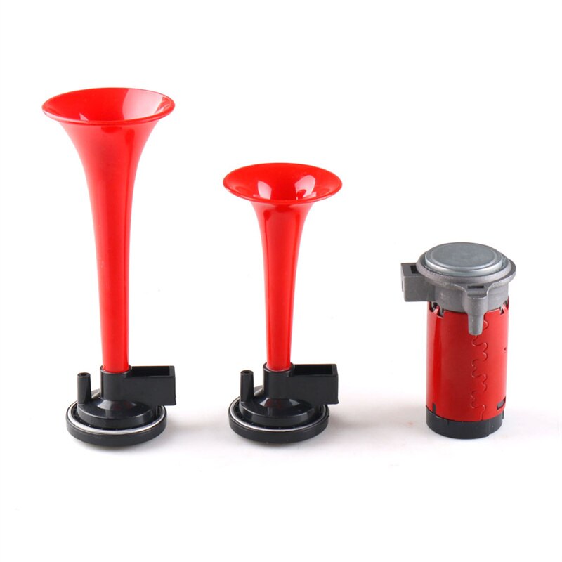 Car Air Horn Air Sound Signal Beep Automobile Horn 12V/24V Loud Electric Horn Sound Speakers Universal For Truck Car Train Boat