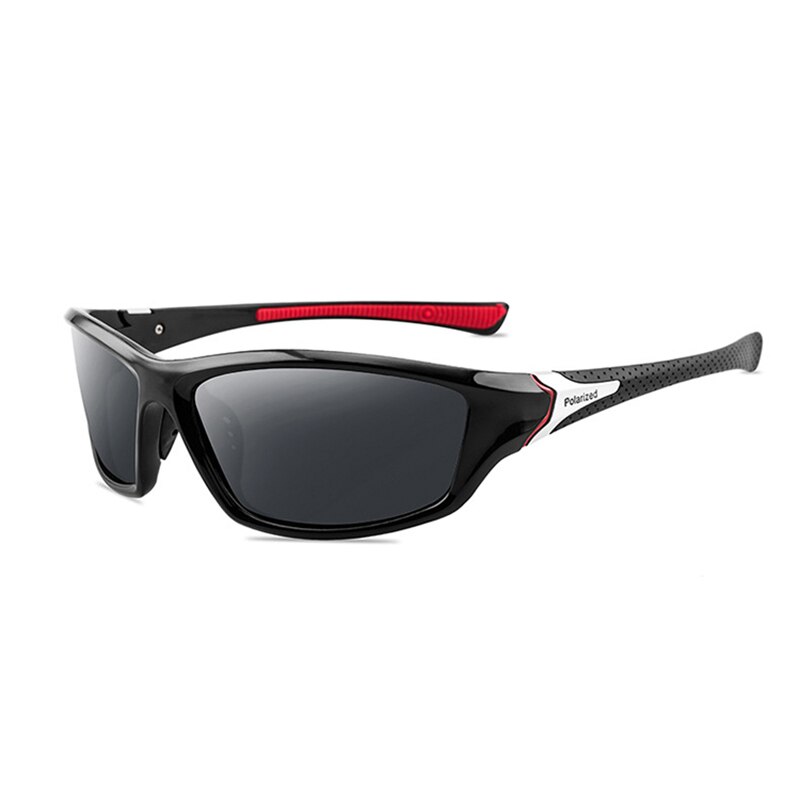 Gafas de sol polarizadas para pescar para hombre y mujer, lentes de sol de pesca con protección UV para exteriores, antideslumbrantes, adecuadas para conducir, senderismo y ciclismo: Red Gray
