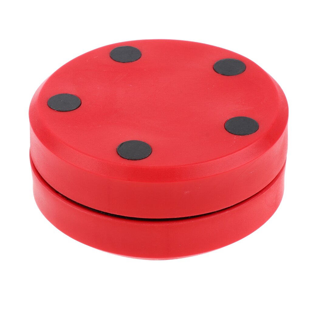 2 stk 80mm skyder blok aftagelig udskiftelig rund palm puck beskyttelse pom til skateboard glidehandsker 01: Rød