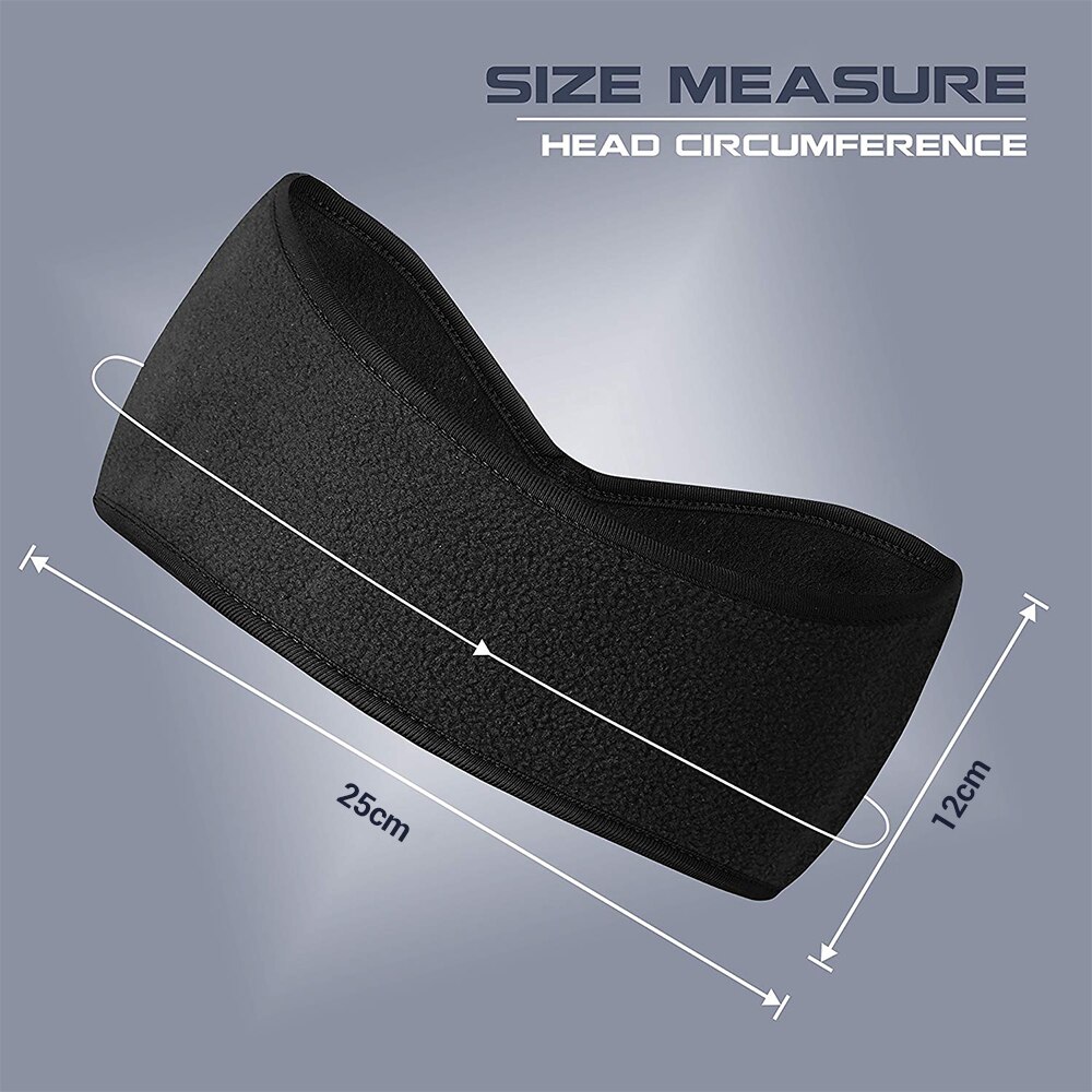 Cycling Warm Winter Headband Bike Fleece Hats Men Balaclava Ear Cover Protection Face Ear Warmer Winter Head Band Ski Ear Muff