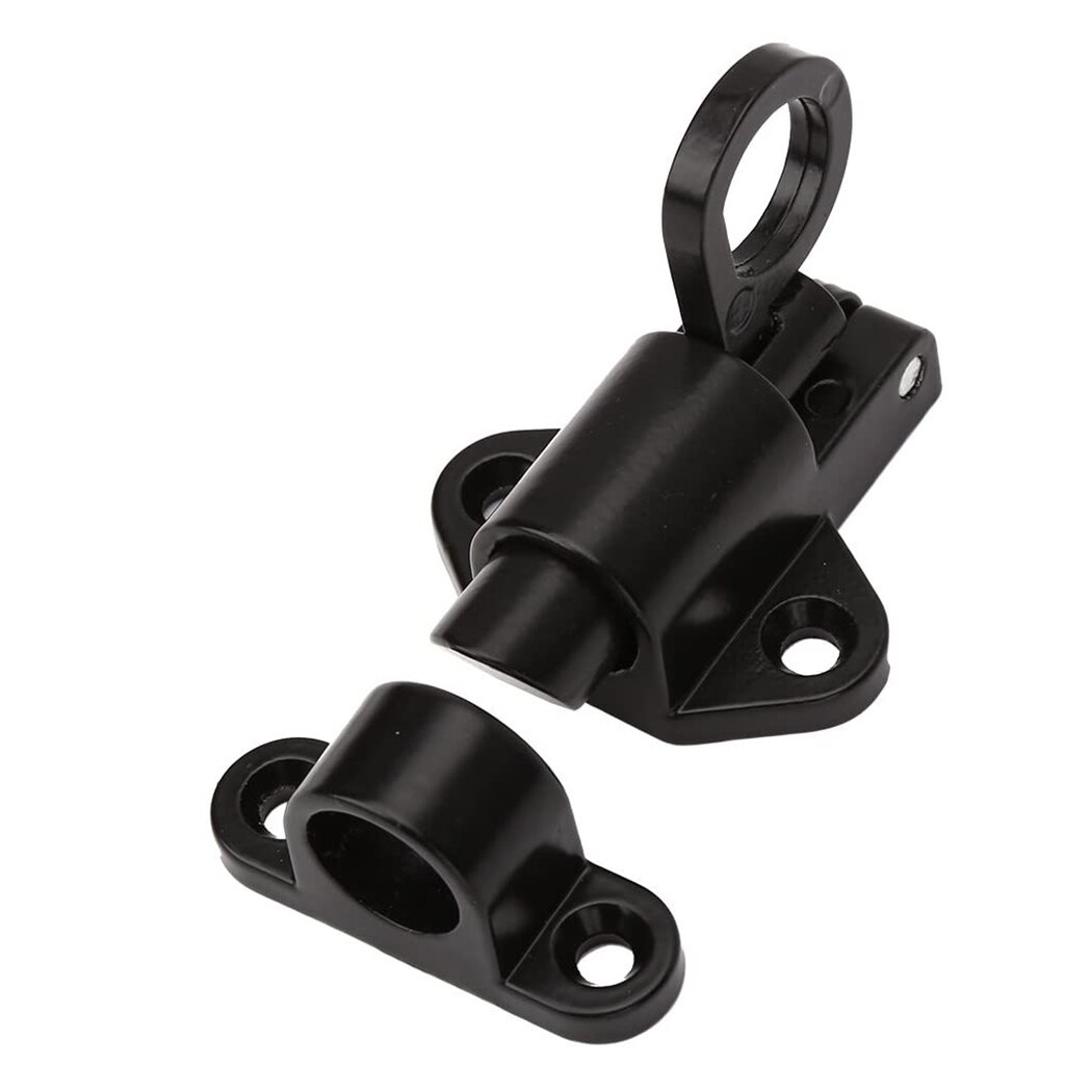 Small Lock With 4 Screws Sprung Attic Sliding Door Bolt Latch Aluminum Alloy Safety Lock Door Hardware For Home Gate Door Bolt