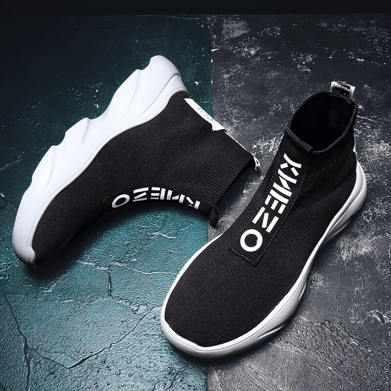 Schoenen Voor Mannen Sneakers Casual Mannen Sok Schoenen Ademend Tenis Masculino Adulto Hoge Top Man Trainers Zapatos Hombre Sapatos