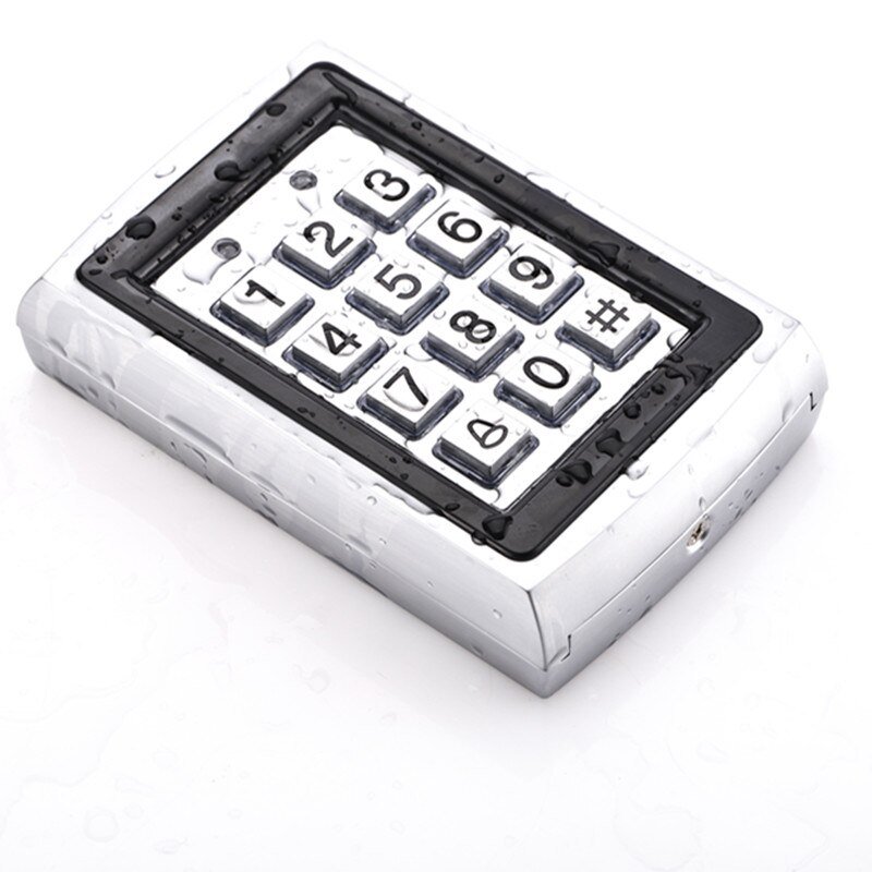 SZBestWell Metal Case 125kHz Proximity Door Access Control Keypad System 7612 Support 1000 Users Use For Electric Door Lock
