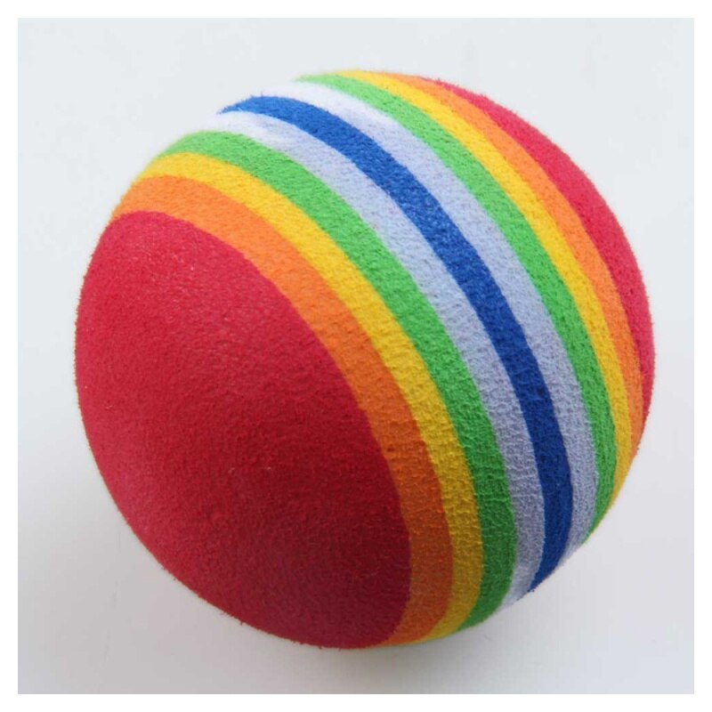 50pcs Golf Swing Training Aids Indoor Practice Sponge Foam Rainbow Balls