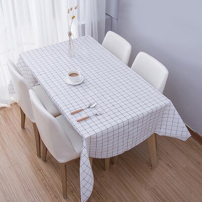Flerfarvet nordisk stil olietæt dug vandtæt og engangsdug dug olietæt bordmåtte størrelse 90*137cm: 002 / 137 x 137cm
