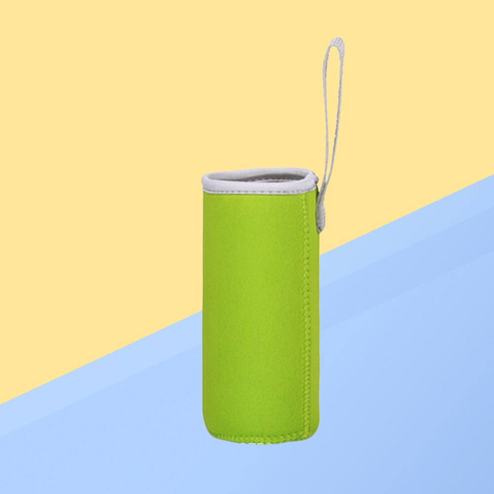 550ML Water Bottle Carrier Bag Pouch Cover Insulated Water Bottle Holder Cup Sets Great for Stainless Steel Glass or Siz: Green