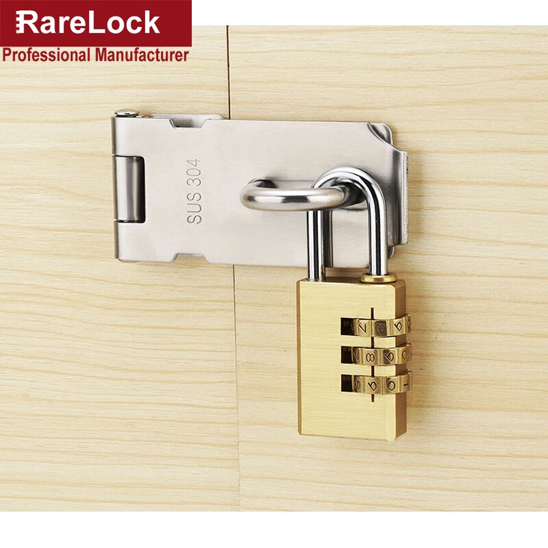 Mini Brass Combination Padlock Copper Padlock Password Lock for Warehouse Cabinet Bags Gym Locker Rarelock A