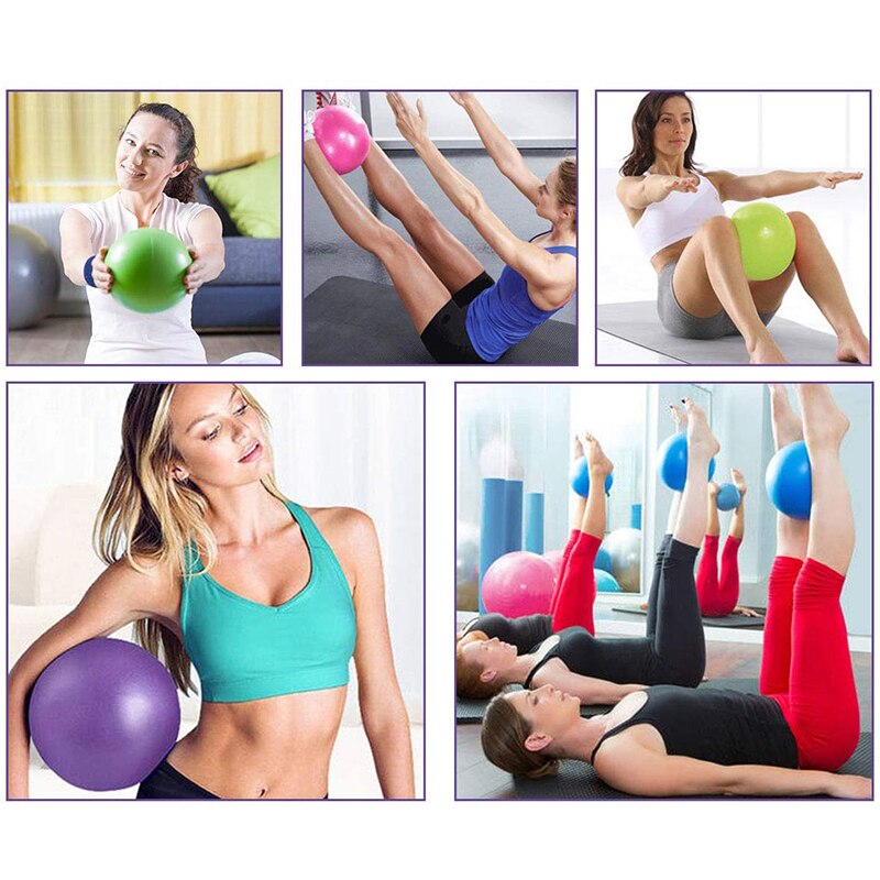 Mini Yoga Ball PVC Fitness Ball Suitable For Equipment Exercise Ball Balance Home Trainer Pilates 25 Cm Yoga Equipment