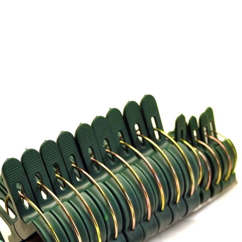 10 stykker store 10x små grøntsagsblomst vinklemmer bindebånd havestøtteholder pæl planter klips hegn espalier porte