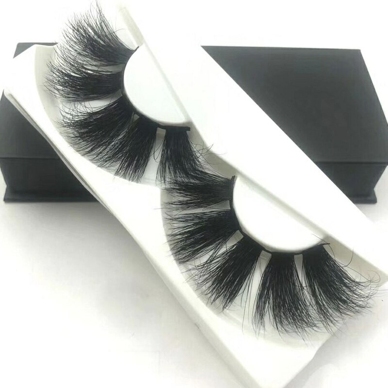Falske øjenvipper 5d mink øjenvipper 25mm naturlige lange vipper høj volumen fluffy øjenvipper grusomhed dramatisk vippe makeup: 018