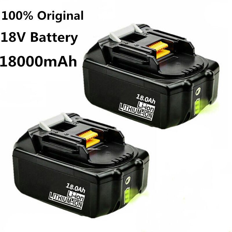 Power Tool Battery 18000mAh - Li-ion Replacement for Makita 18V LXT BL1860B BL1850