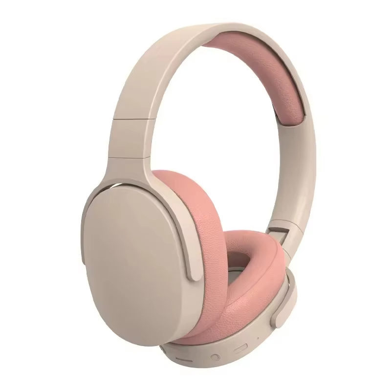 Drahtlose Bluetooth 5.3-Kopfhörer über dem Ohr, HiFi-Stereo-Headsets, echte Sportarten mit Kopfhörern, TF/AUX-Musikplayer mit Mikrofon: WHITE