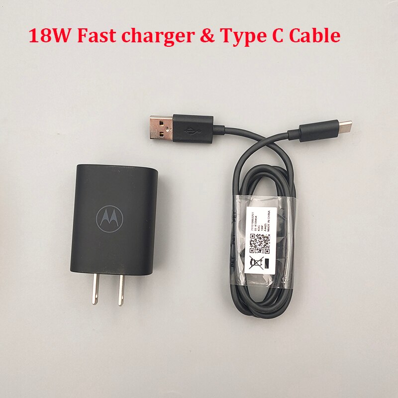12v 1.5A caricabatterie rapido Turbo Power 18w adattatore rapido cavo dati USB C per Motorola Moto G/G5 Plus/G9/Edge +/Edge S 5G/z3 Sony OPPO