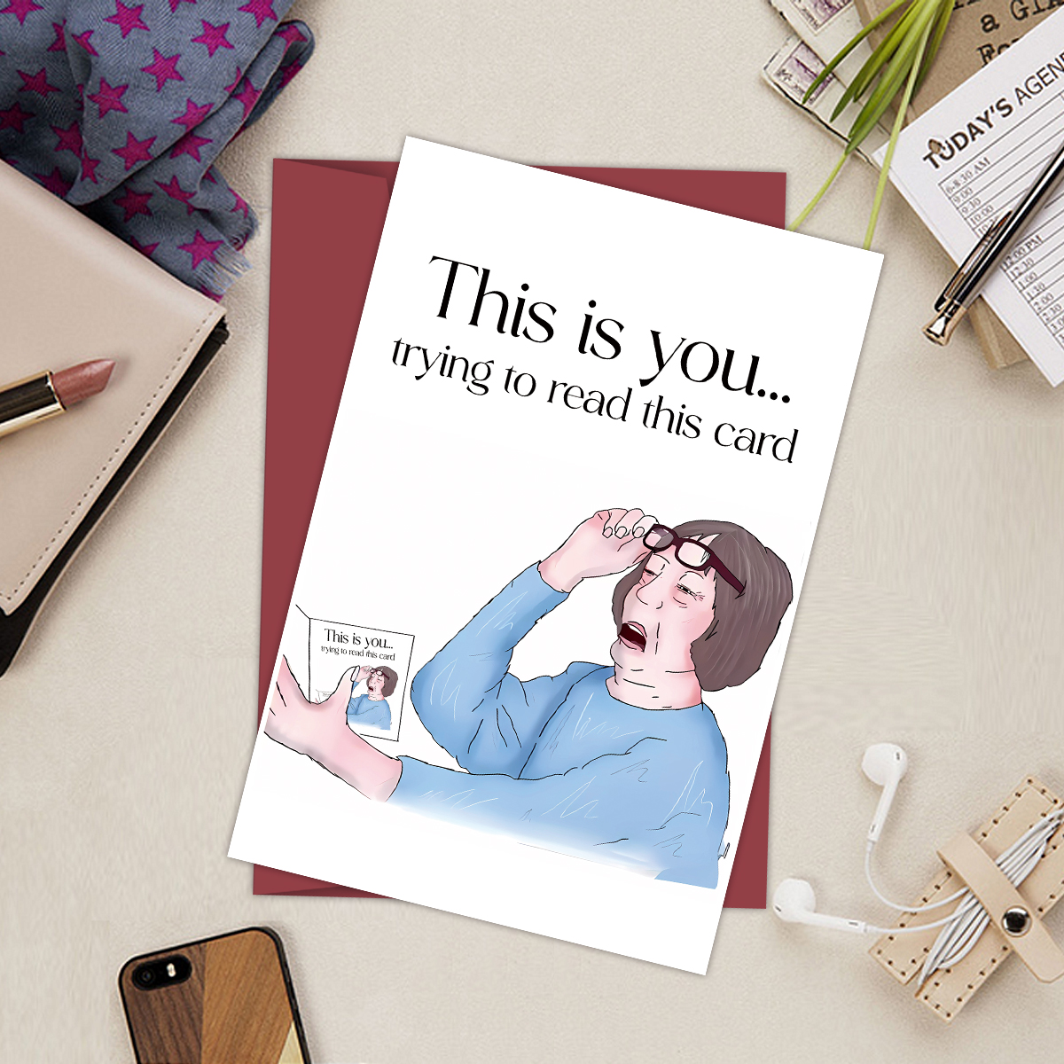 1 biglietto di compleanno divertente adatto per anziani, biglietto di auguri di compleanno per umore adatto per genitori anziani, biglietto regalo unico