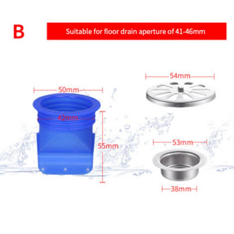 Filtro de drenaje de suelo de acero inoxidable, colador de fregadero de malla, desagües antiobstrucción para cocina y baño, colador de pelo para bañera, coladores de ducha: Morado