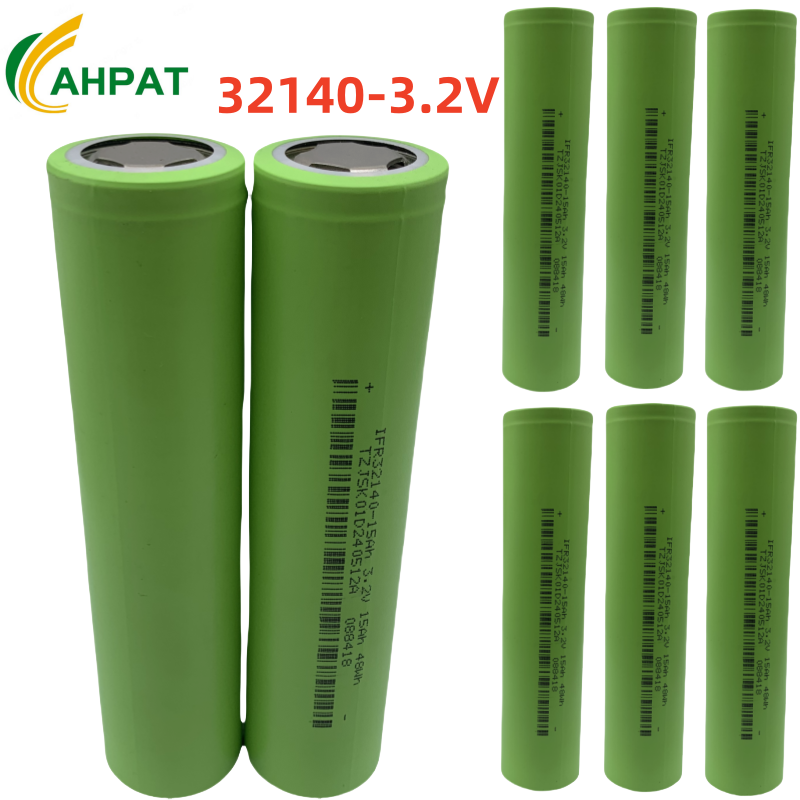 3.2V 32140 15Ah LiFePO4 Battery Cell diy 4s 8s 12v 24V 36V Inverter Electric Vehicle Travel Camping batteries Grade A