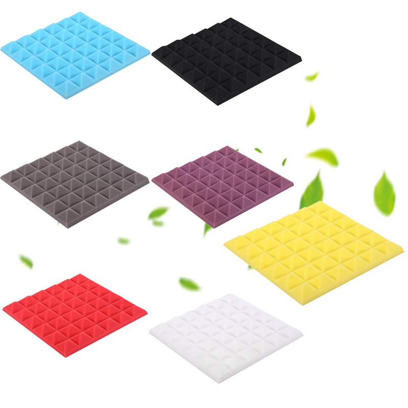 30 x 30 x 5cm tapettitarra käytännöllinen akustinen vaahtomuovi paneeli äänen pysäytys absorptio sieni studio ktv olohuone baari äänieristys s