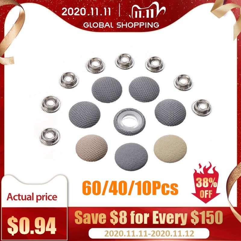 60/40/10 pièces attaches de toit de voiture intérieur plafond tissu fixation bouchon à vis toit réparation boucle tissu attaches supérieures hangars de réparation