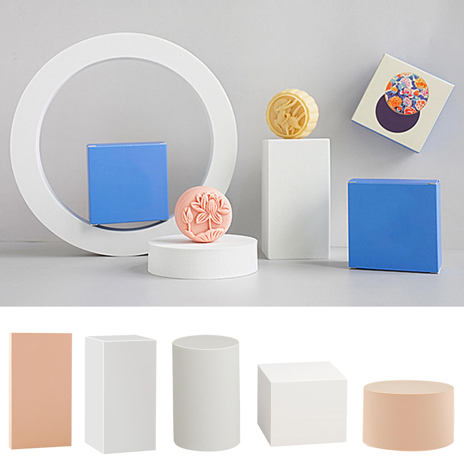 Geometric Cube Cylinder Cuboid Shape Photography Prop Posing Table Ornaments