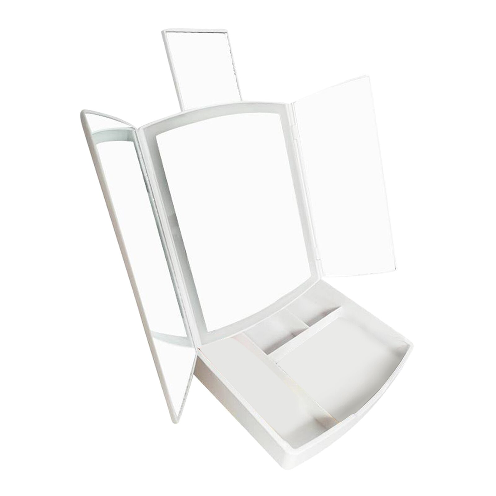 Led Makeup Mirror Touch Screen Mirrors Vanity Mirroir Standing Make up Miroir Magnifying Cosmetics Mirror Light: White