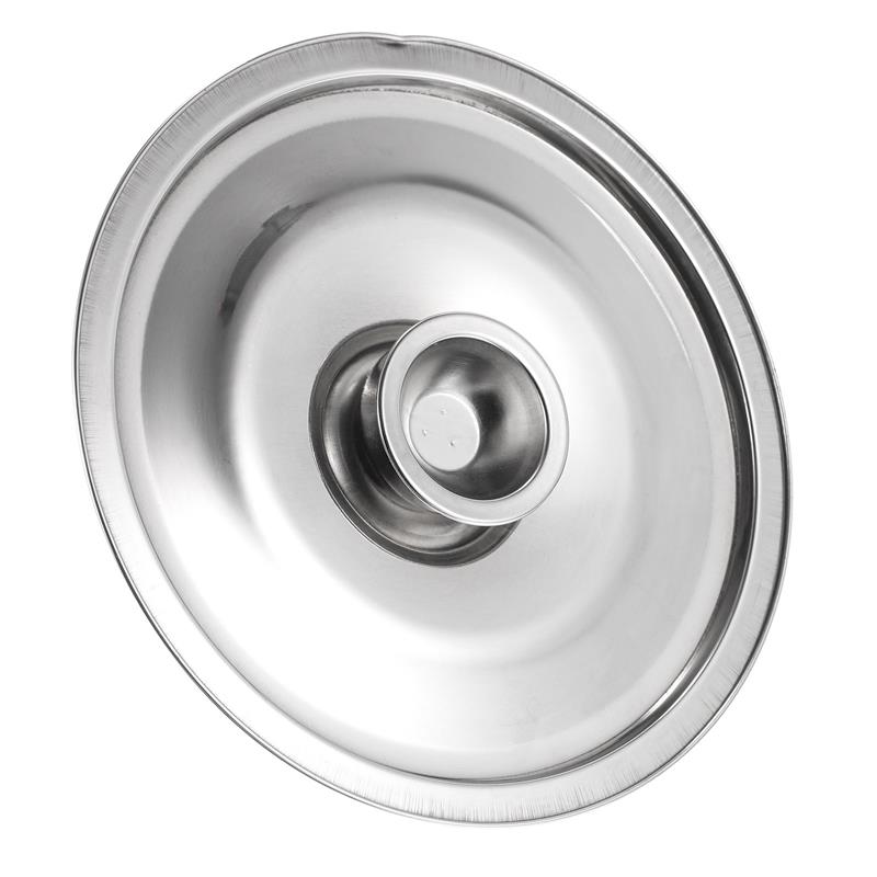 Doitool Universal- deckel Edelstahl Töpfe Pfannen Pfannen runde Topf deckel decken Kochgeschirr Bratpfanne Gusseisen Pfanne 16cm: Weiß