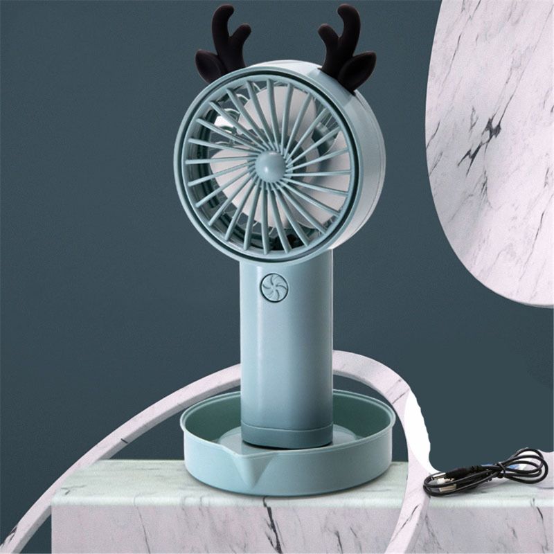 Ventilador de burbujas con batería de 320mA para niños, juguete de verano, Mini ventilador Usb, máquina de burbujas: Azul marino