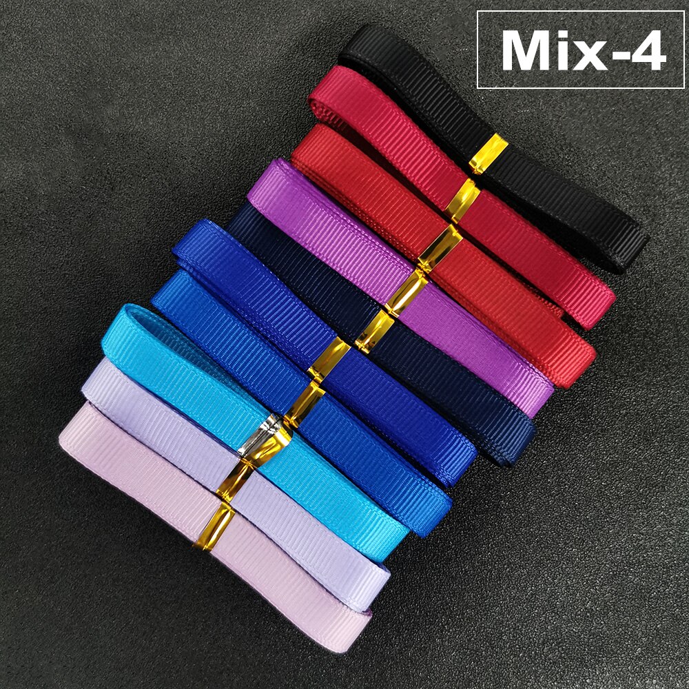 10mm grosgrain linten 10 meter effen gekleurde ribbellinten voor doe-het-zelf knutselwerkjes haarstrikken taartdecoratie bruiloft verjaardag feestdecoratie: Meng 4