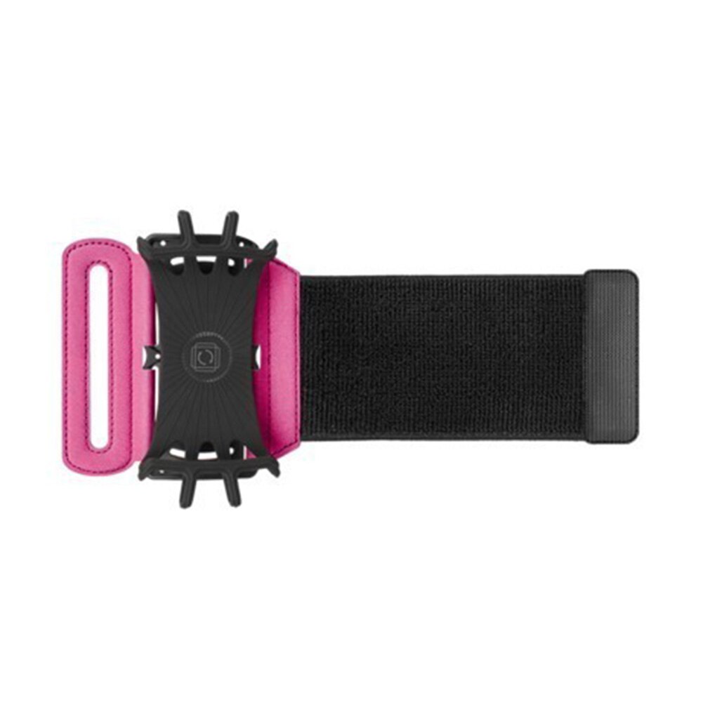 3.5 to 6 Inches Running Phone Wristband 180 Degree Rotatable Free Hand Bag Belt Wrist Strap Cycling Gym Arm Band Bag EDF: Pink