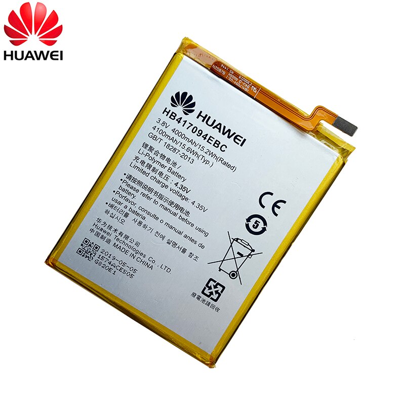 100% Original Batterie HB417094EBC Für Huawei aufsteigen Taube 7 Kamerad7 MT7 MT7-TL00 MT7-L09 MT7-TL10 UL00 CL00 4100mAh Batterien