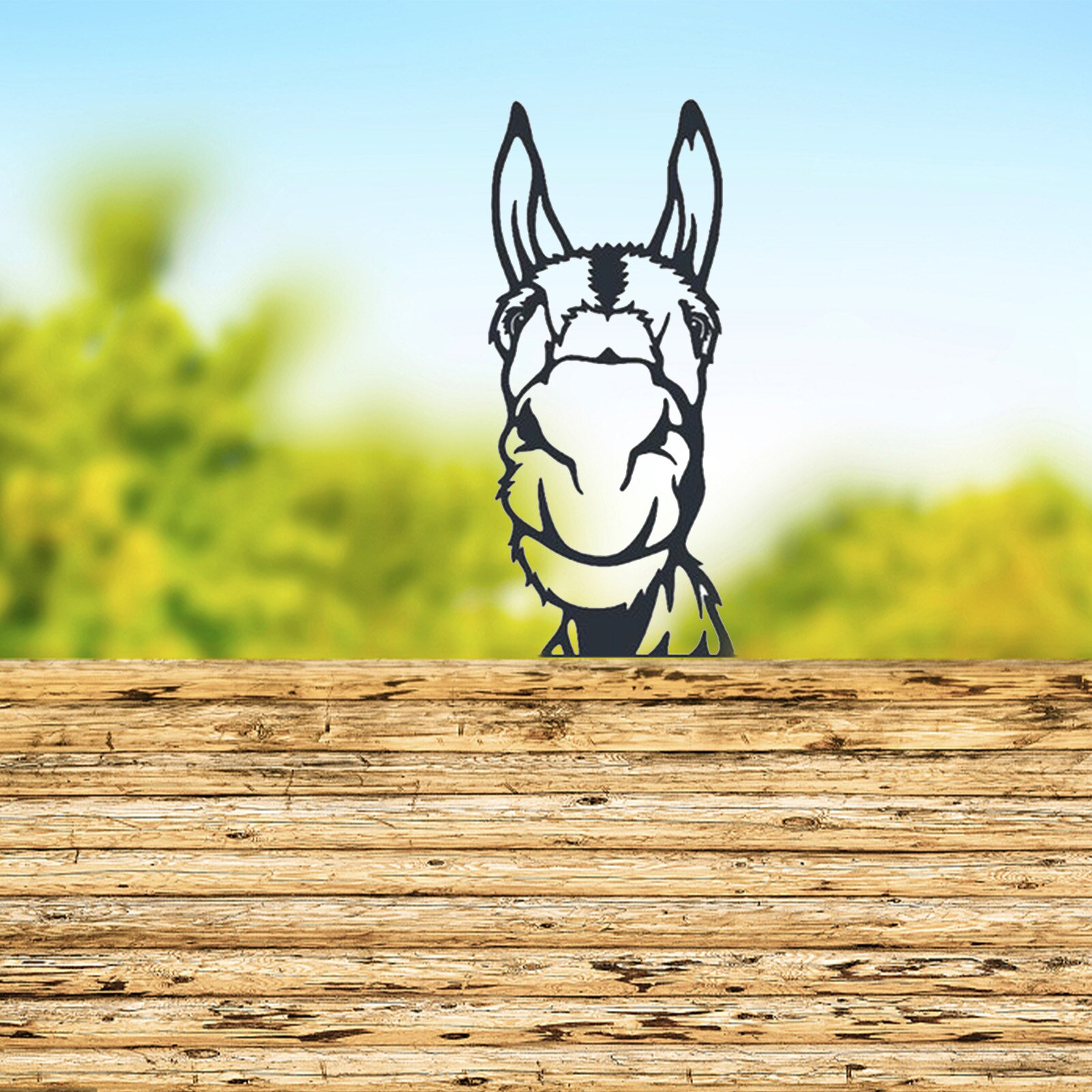 Tuin Dieren Metal Art Farm Gluren Dieren Vee Metal Art Outdoor Tuin Hanger Decoratie Achtertuin Gazon Stakes Decor