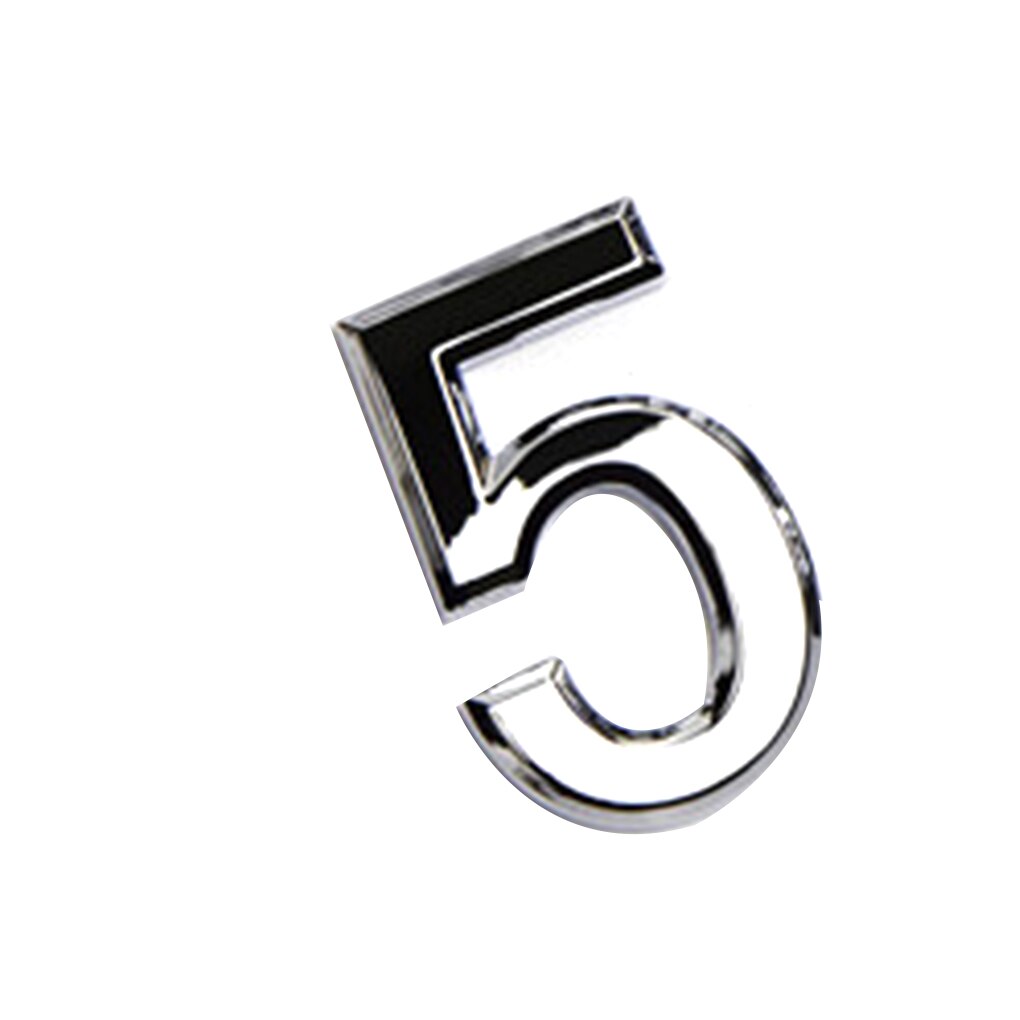 arrivé chiffre porte Plaque maison signe placage porte 0 à 9 en plastique numéro étiquette hôtel maison autocollant porte étiquette: NO6