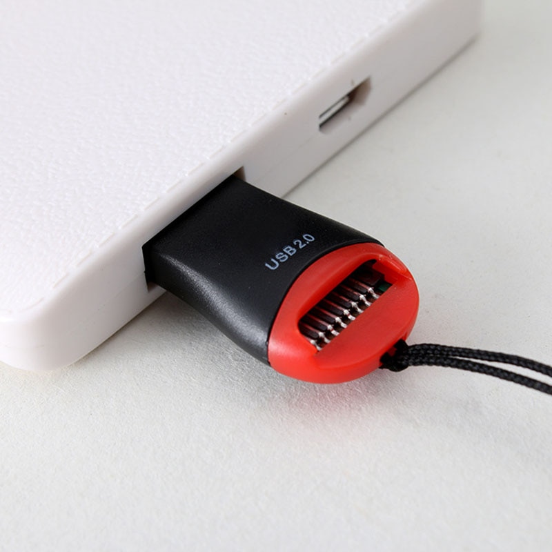 MicroSD SDHC USB 2,0, lector de tarjeta de memoria Flash TF, Mini adaptador para ordenador portátil 0,35, el mejor precio, 1 Uds.