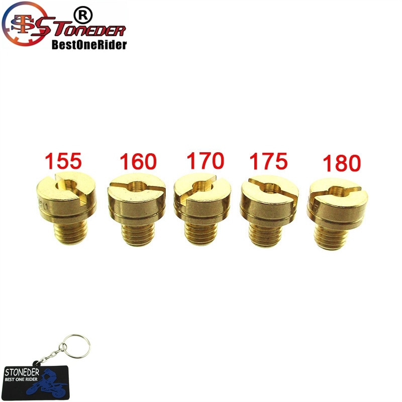 Stoneder grote ronde carburateur hoofdsproeiers voor mikuni carburateur  #155 160 170 175 180 vervangt  n100/604