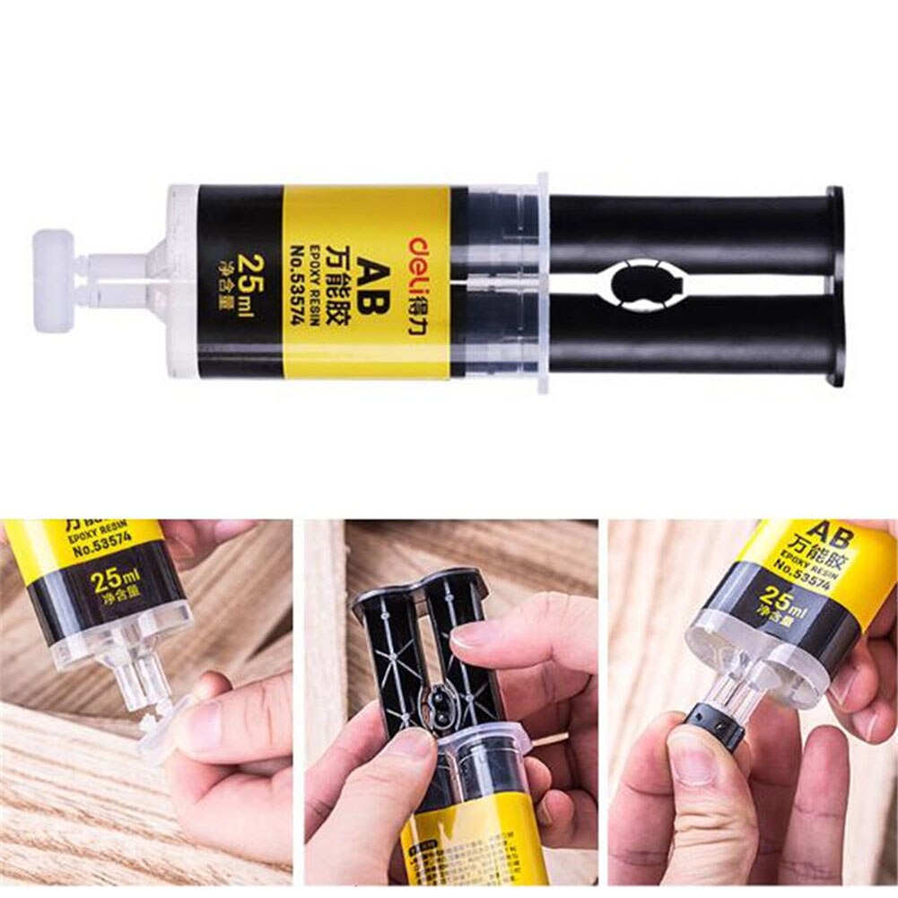 Colle époxy liquide à séchage rapide 8/25ml, résine époxy, céramique, verre, métal, plastique, bois, fournitures pour la maison, alliage d'aluminium AB