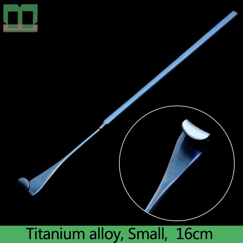 Øjenlågsretraktor titanium legering rustfrit stål instrumenter og værktøjer til øjenkirurgi 16cm dobbelt øjenlågsværktøj: Sort og rød