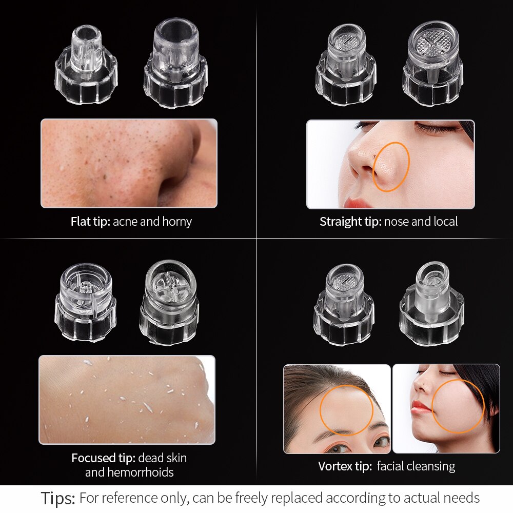 Cabezales de repuesto de puntas de plástico para máquina de belleza, 6 en 1/7 en 1/8 en 1, chorro de dermoabrasión, oxígeno, hidropeel Facial