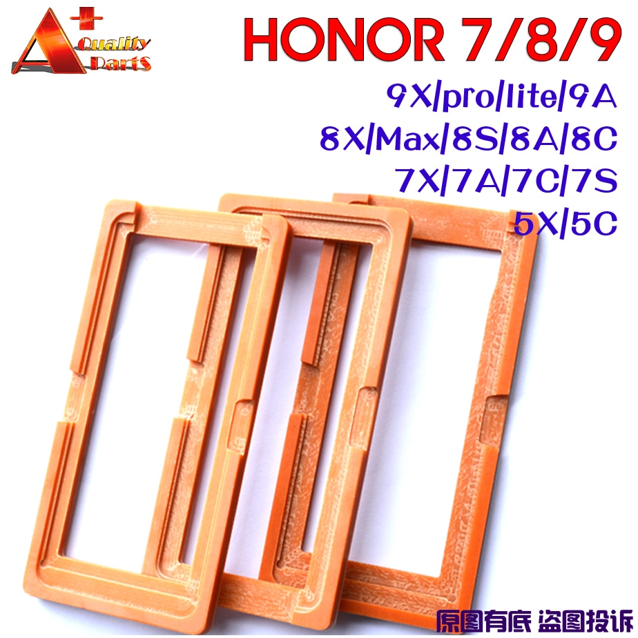 Ubicación PF, alineación, posicionamiento, pegamento LCD, molde de molde para HONOR 9X 9A lite 8X Max 8A 8C Pro 7X 7A 7C 7S 5X 5C