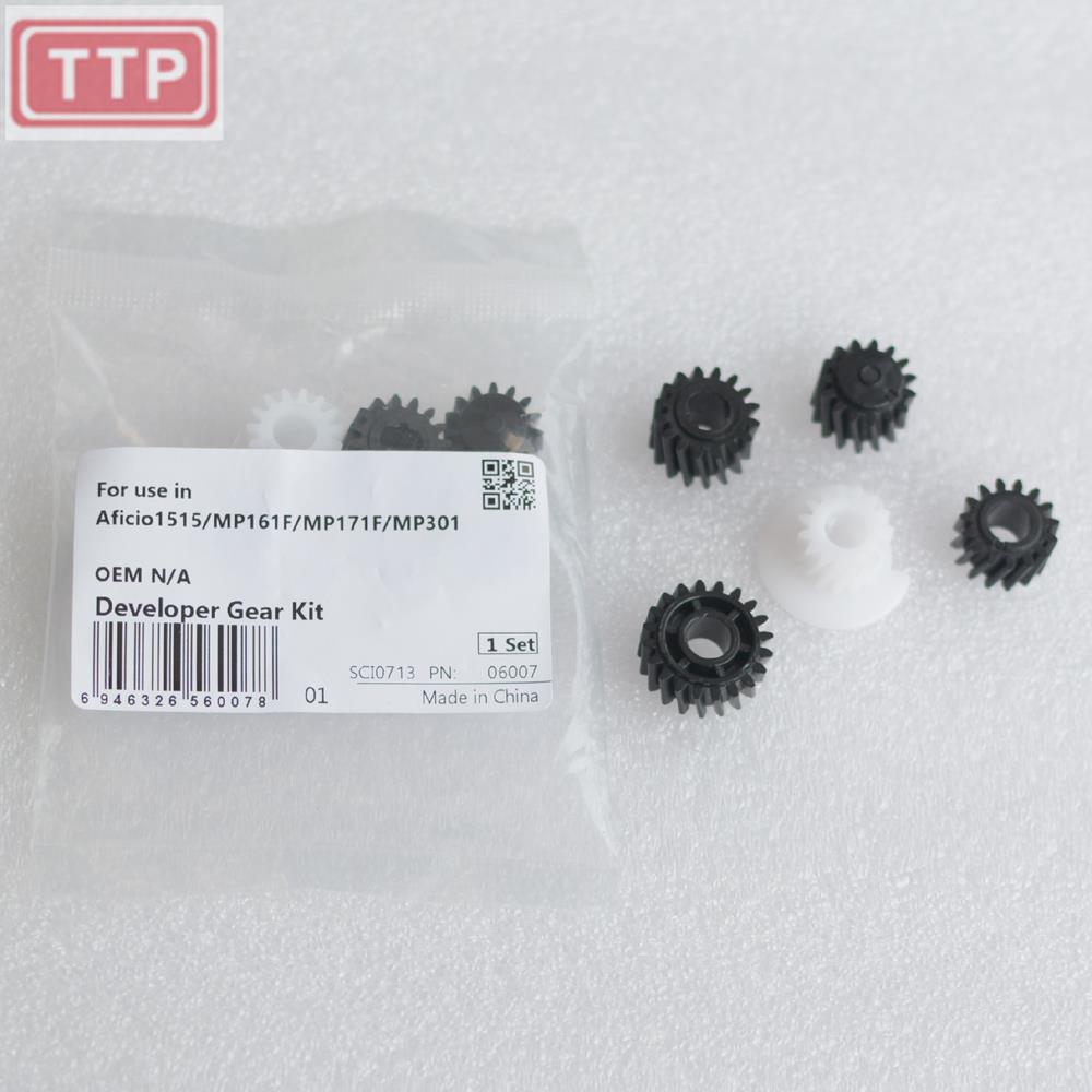 CET marca kit engrenagem developer Para Ricoh af1515 AF1013 mp171 mp201 MP301 conjunto